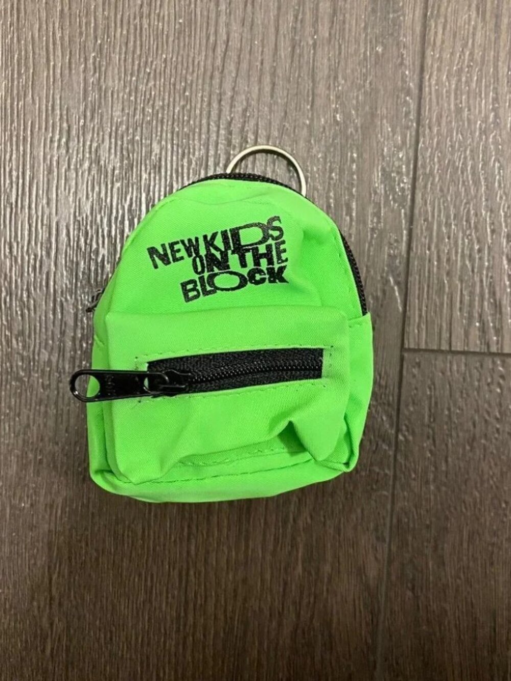 vintage 90s New Kids On the Block Mini Backpack Keychain